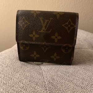 Louis Vuitton monogram, canvas leather wallet